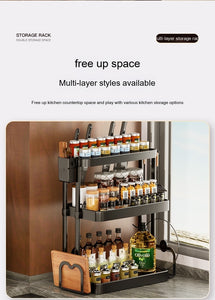 Kitchen Rack For Seasoning Multi-layer Storage Kitchen Supplies